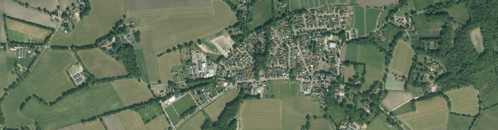 Luchtfoto van Vasse kern