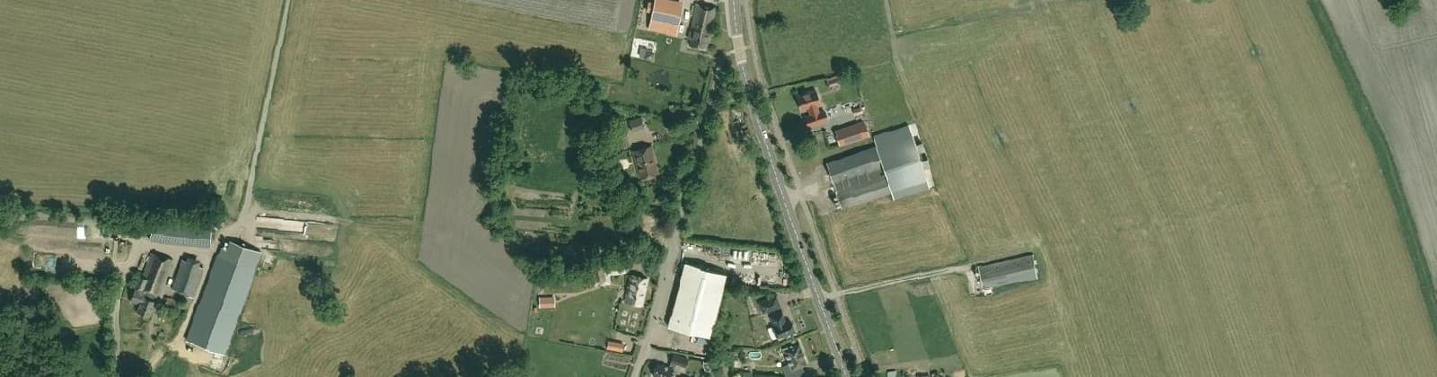 Luchtfoto van Hooge-Hexel kern