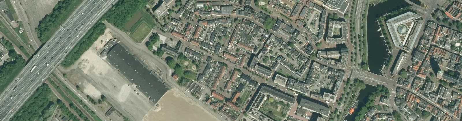 Luchtfoto van Kamperpoort