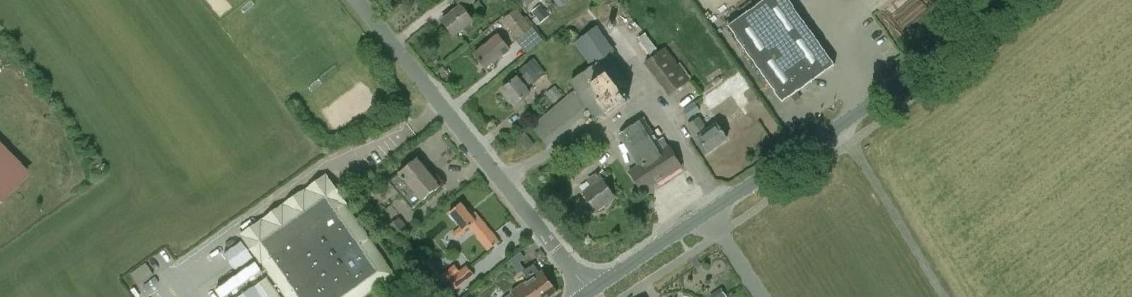Luchtfoto van IJzerlo-kern
