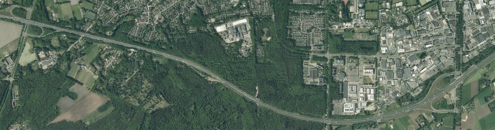 Luchtfoto van Dennenheuvel