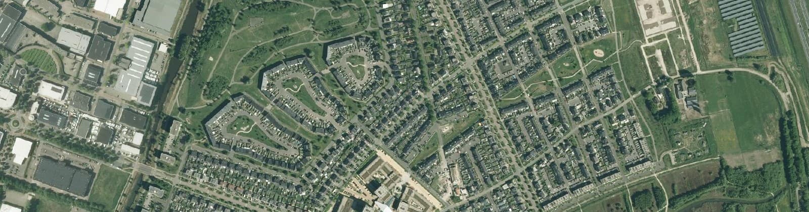 Luchtfoto van Zuidbroek - Mozaïek & Rooster