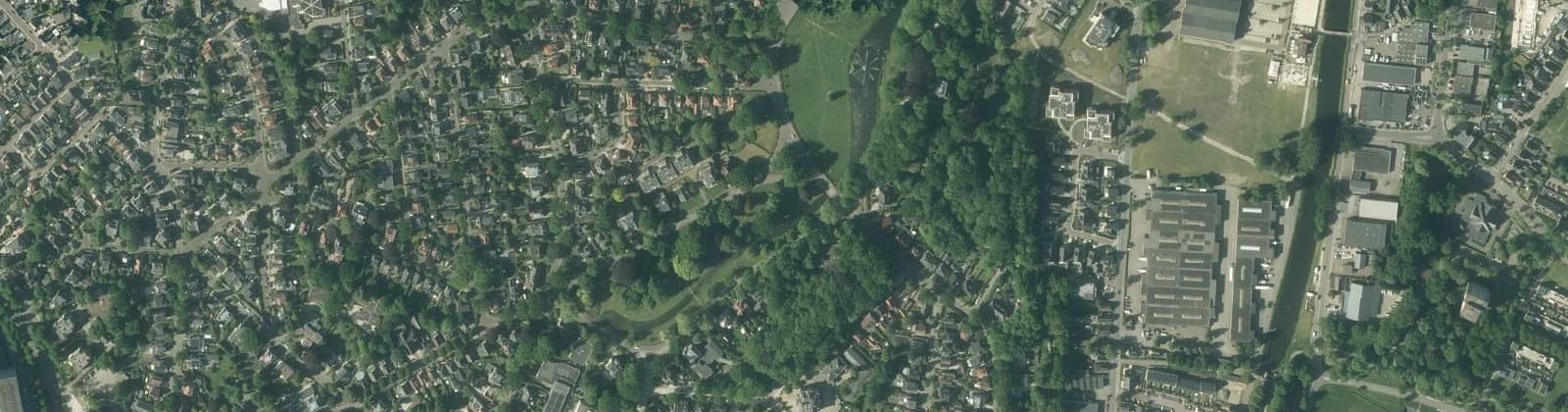 Luchtfoto van De Parken