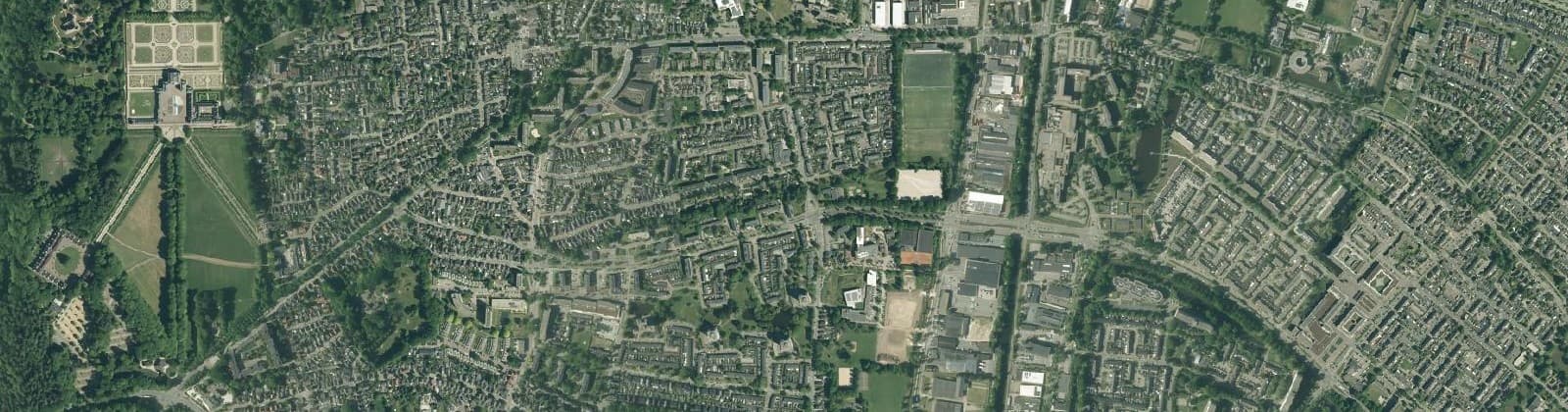 Luchtfoto van Kerschoten