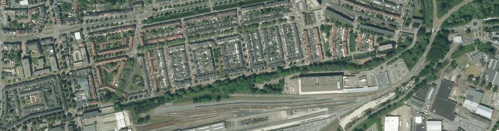 Luchtfoto van Arnhemse Broek