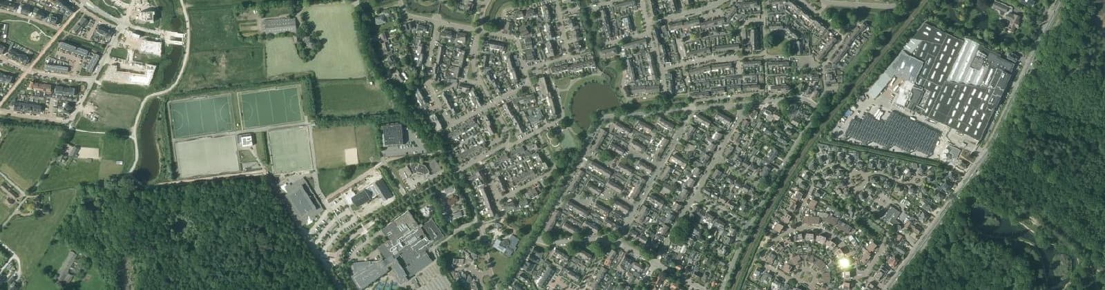 Luchtfoto van De Vaarst