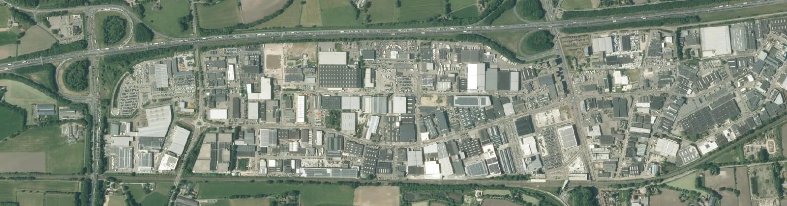 Luchtfoto van Harselaar-West