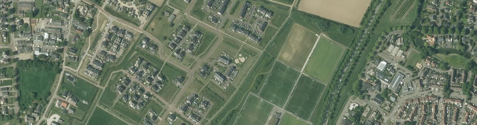 Luchtfoto van Ewijk-Keizershoeve