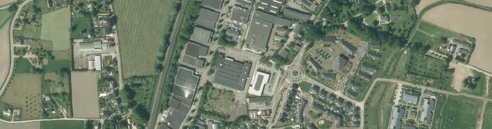 Luchtfoto van Rhienderen Noord