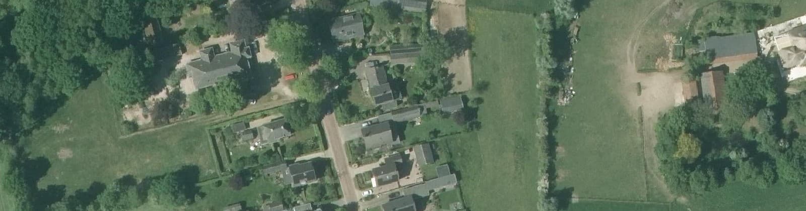 Luchtfoto van Oeken Kern