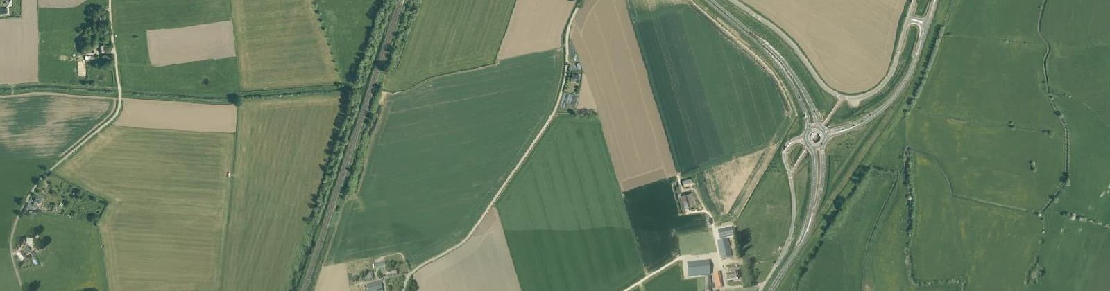Luchtfoto van Wapsum