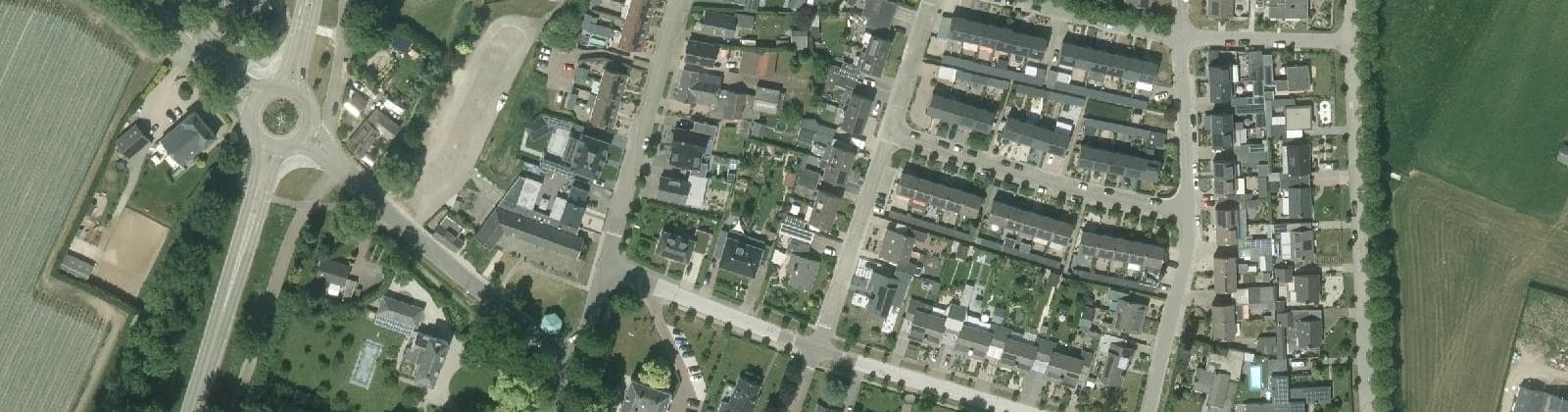 Luchtfoto van Eck en Wiel