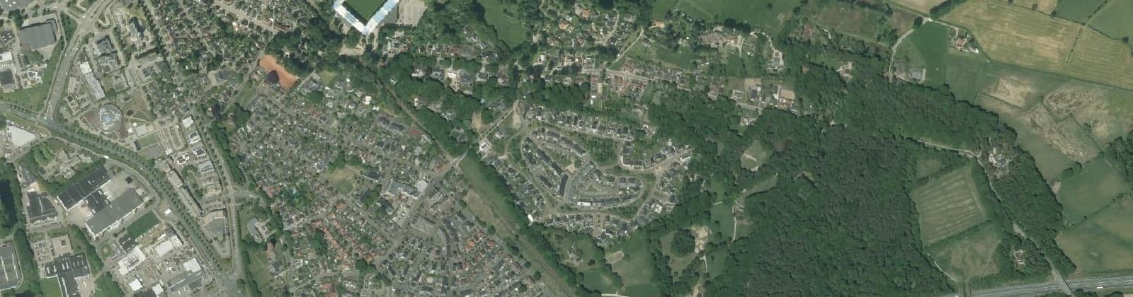 Luchtfoto van Vijverberg