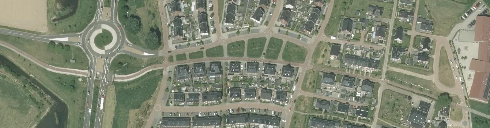 Luchtfoto van Wijnbergen - Het Westen