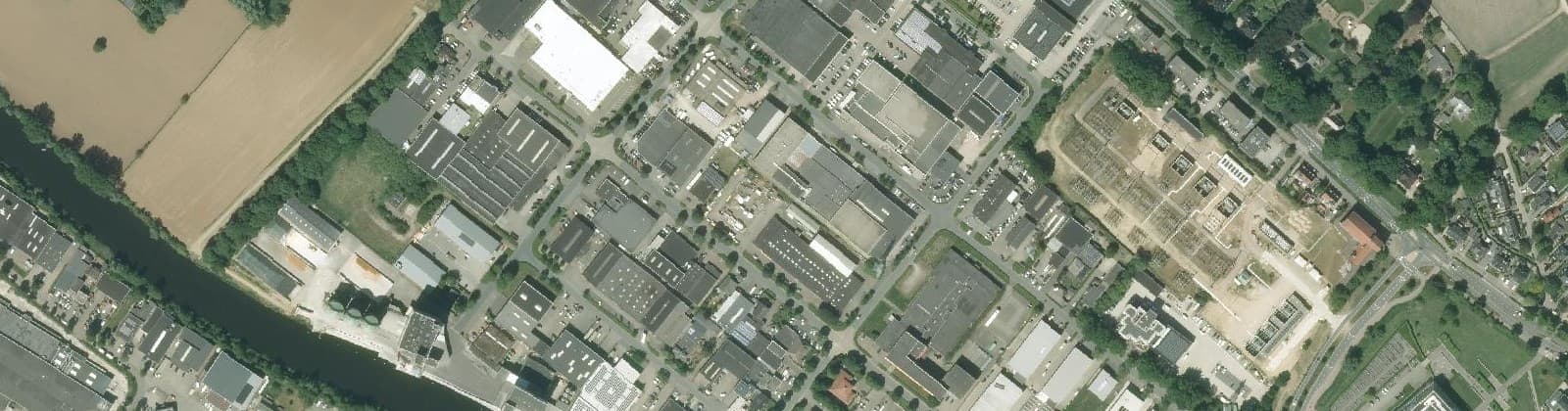 Luchtfoto van Bedrijventerrein Keppelseweg