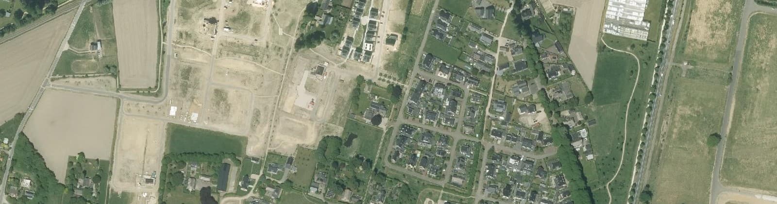 Luchtfoto van Heideslag