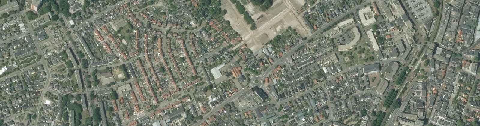 Luchtfoto van Indische buurt