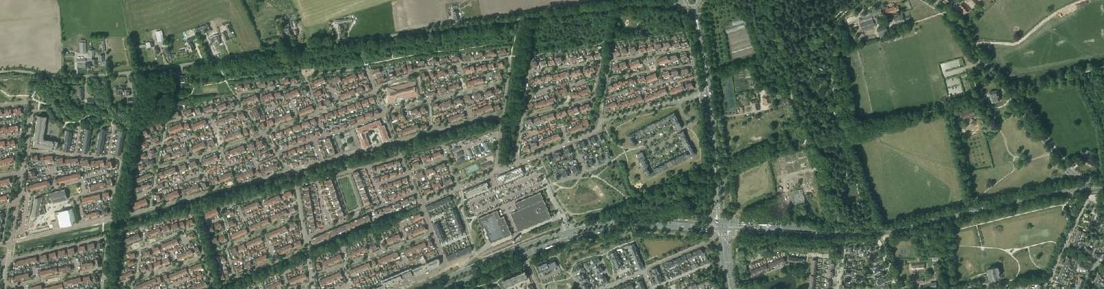 Luchtfoto van De Bergen