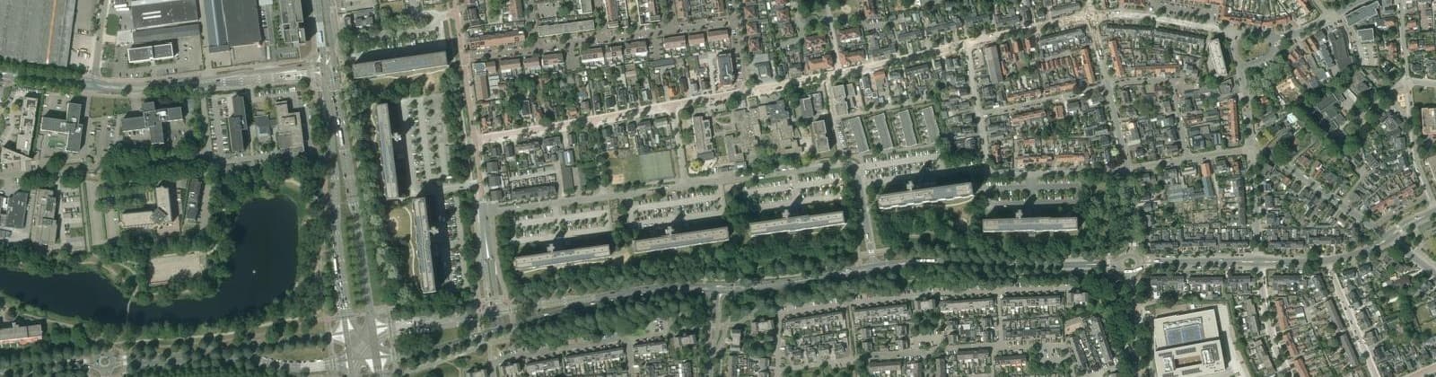 Luchtfoto van Hoogbouw-Zuid