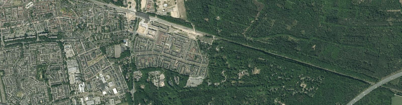 Luchtfoto van Enka