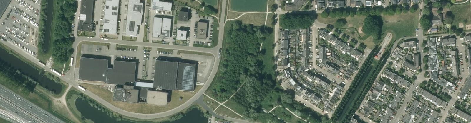 Luchtfoto van De Vallei