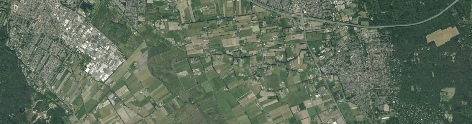 Luchtfoto van De Kraats/Nergena