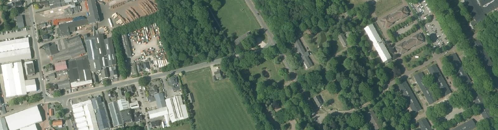Luchtfoto van Legerplaats Harskamp