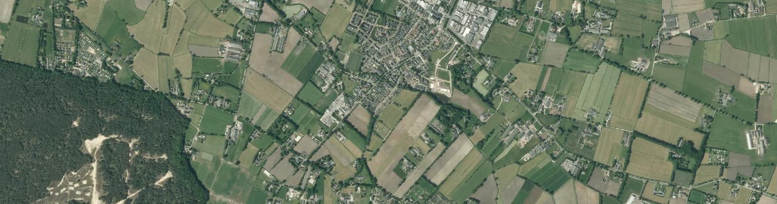 Luchtfoto van Wekeromse Meent