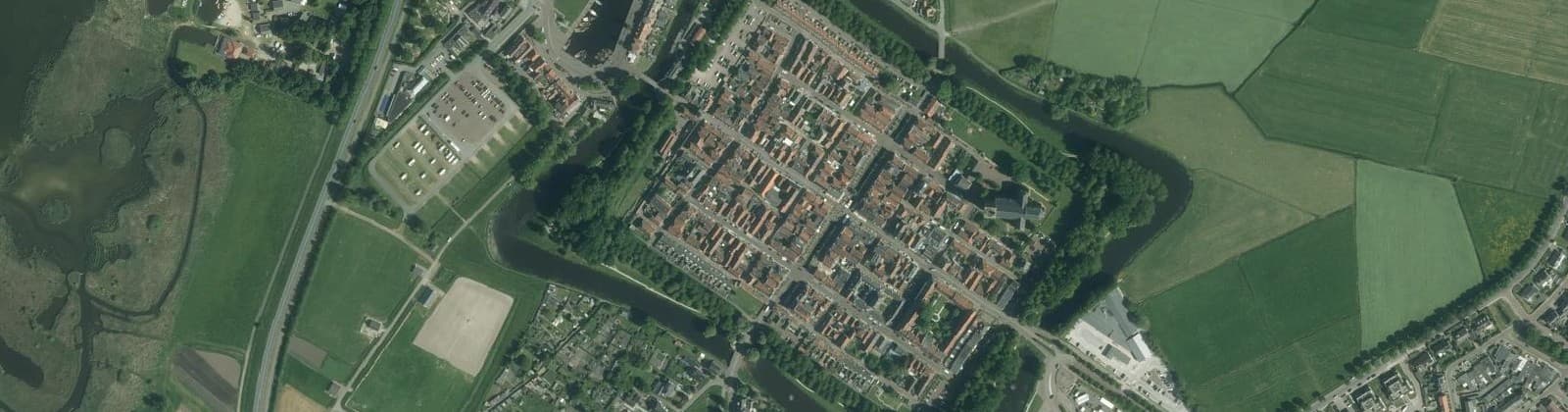Luchtfoto van Binnenstad