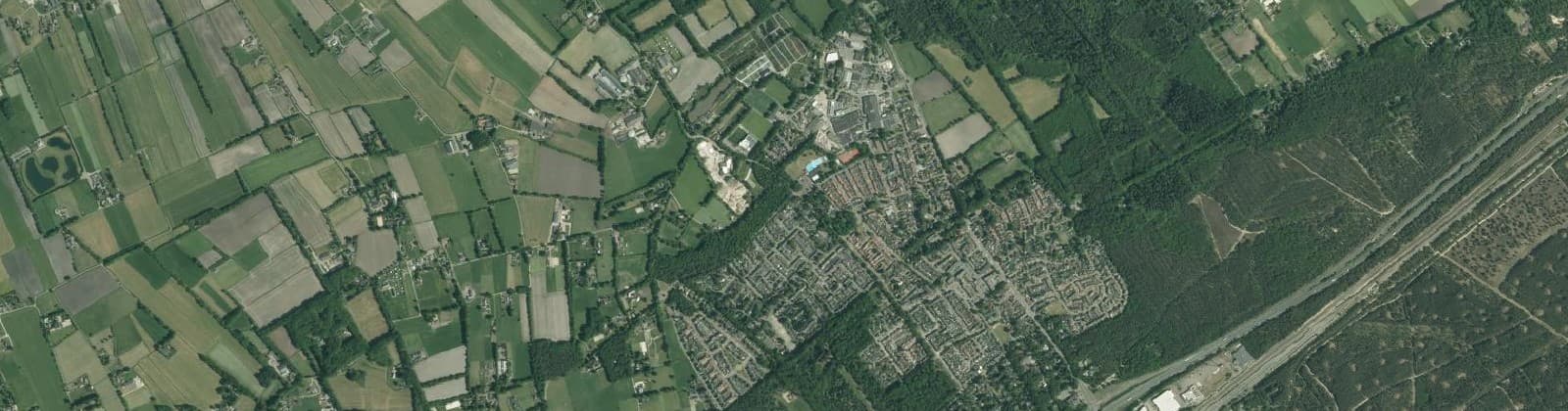 Luchtfoto van Buitengebied ’t Harde Noord