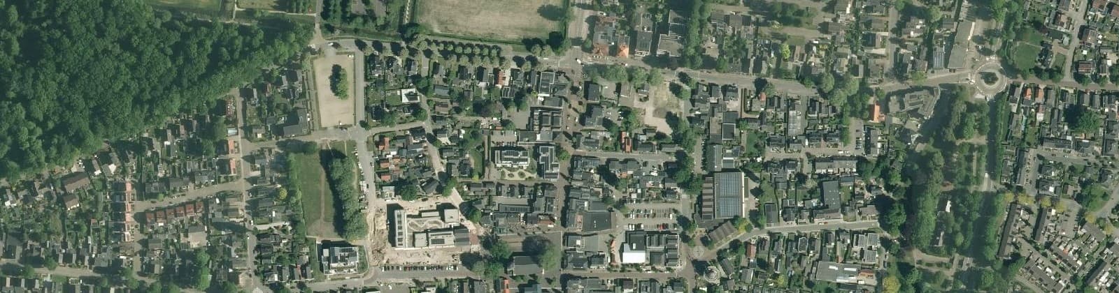 Luchtfoto van Vaassen Centrum