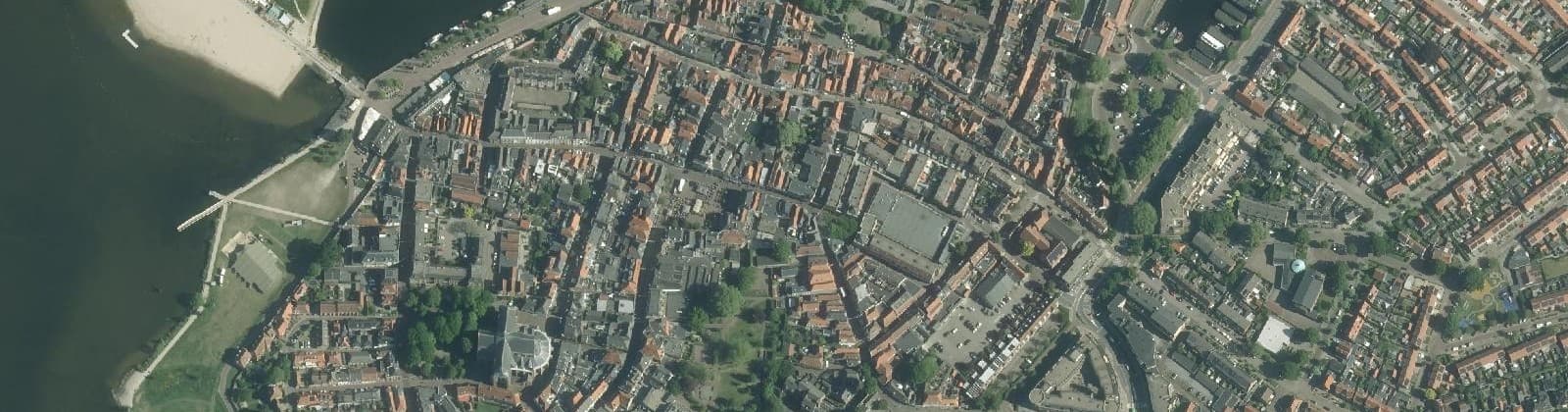 Luchtfoto van Binnenstad Noord