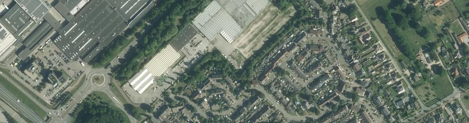 Luchtfoto van Broekland