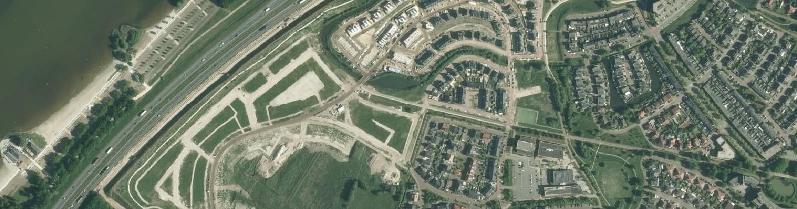 Luchtfoto van Harderweide