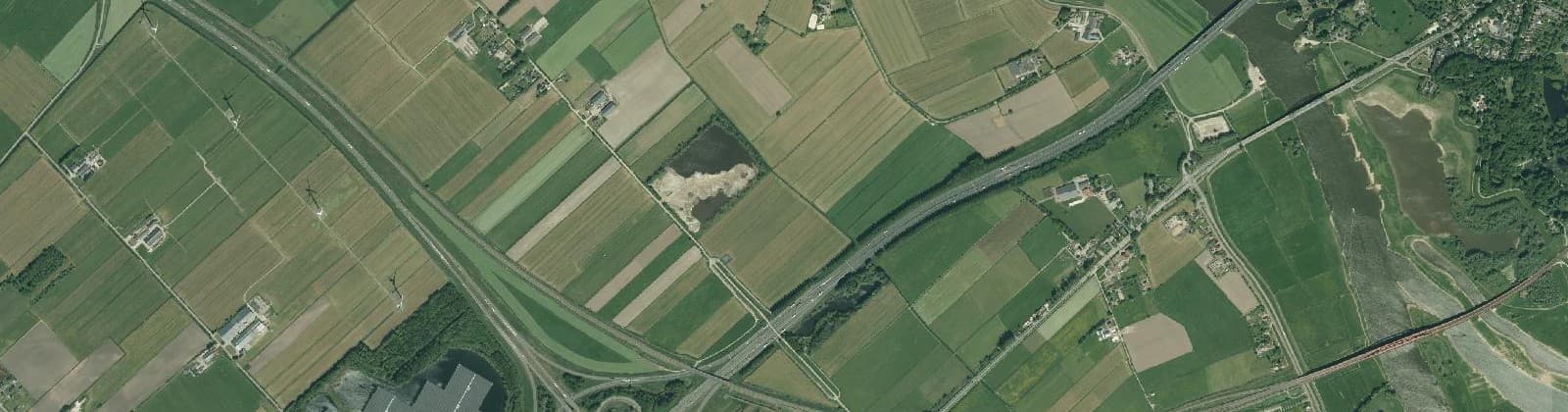 Luchtfoto van Verspr.h. Gelderse Dijk en omgeving