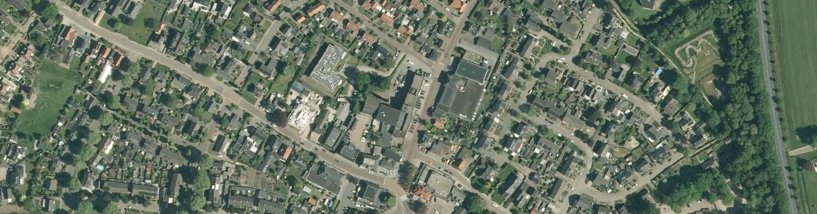 Luchtfoto van Laren
