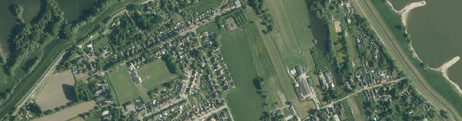 Luchtfoto van Hurwenen