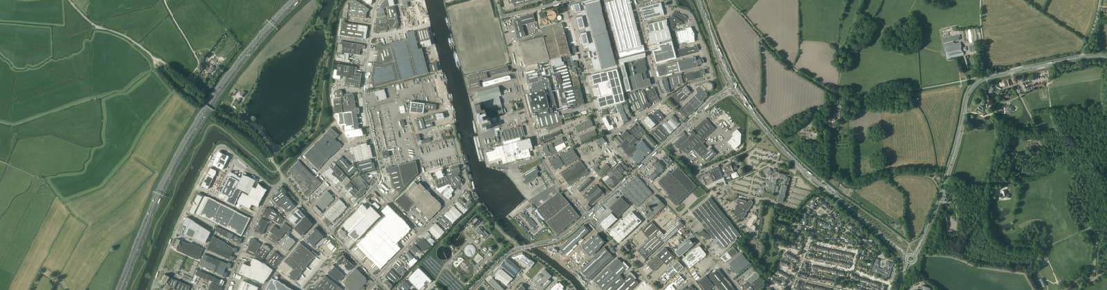 Luchtfoto van Industriegebied
