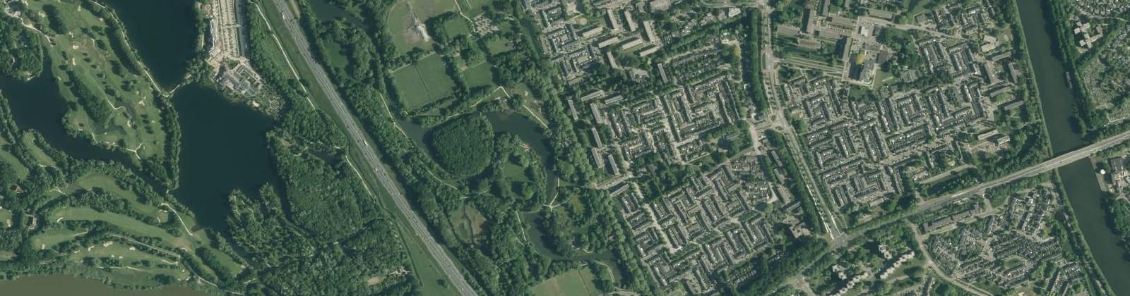 Luchtfoto van Staddijk
