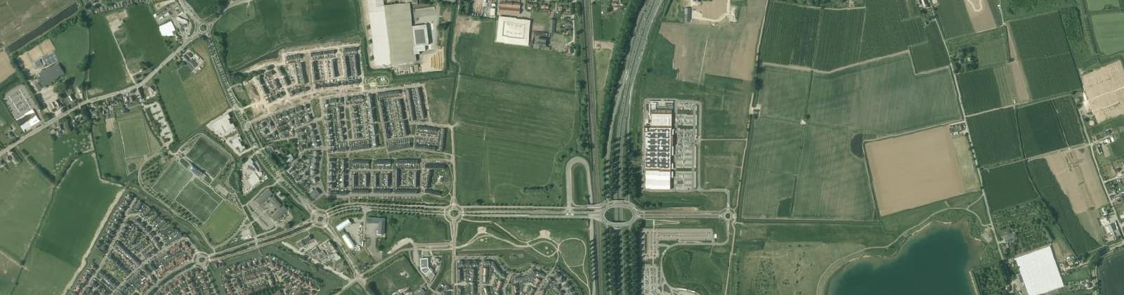 Luchtfoto van Ressen