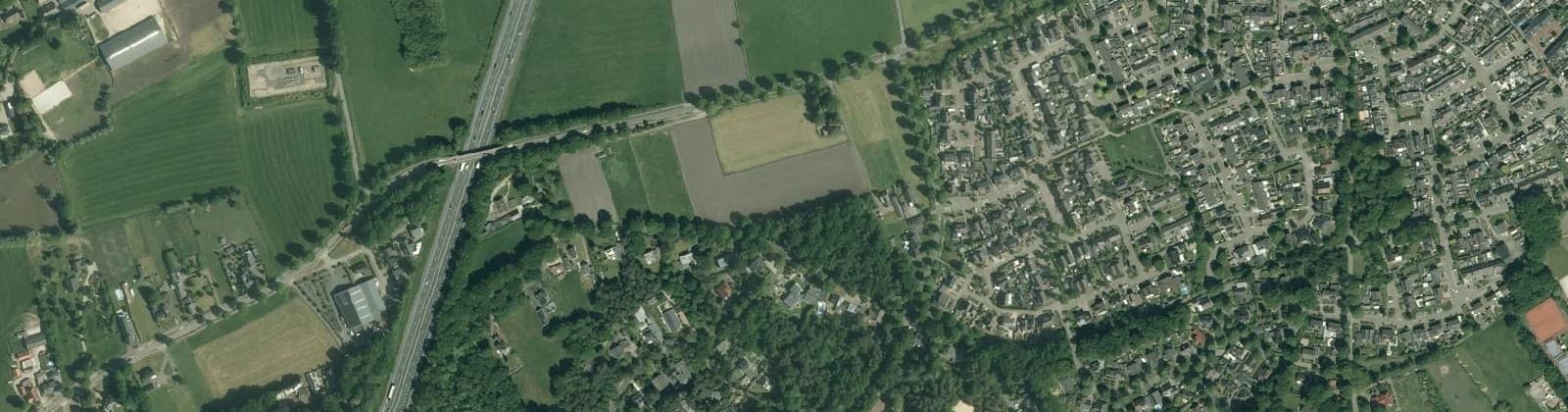 Luchtfoto van Wezep-West