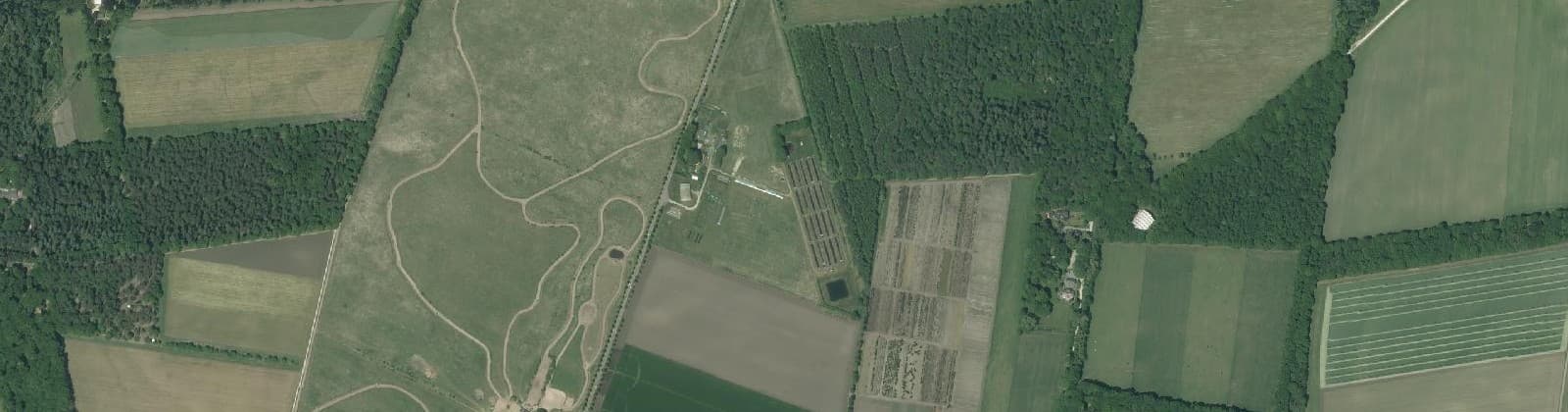Luchtfoto van Renkumse Heide