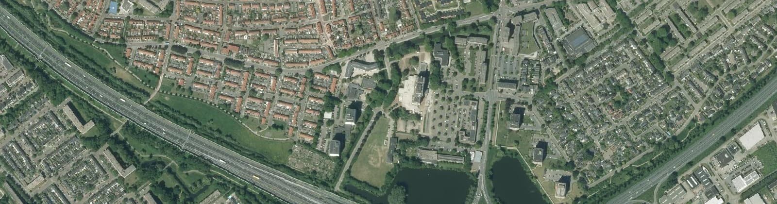 Luchtfoto van Velp-Zuid ten zuiden van Waterstraat