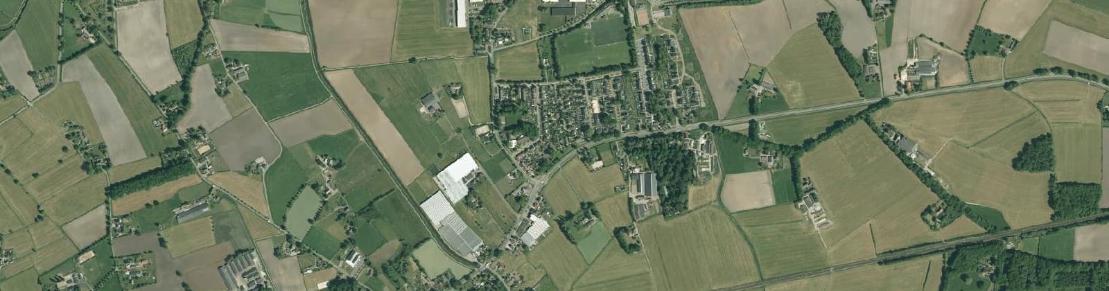 Luchtfoto van Teuge Buitengebied