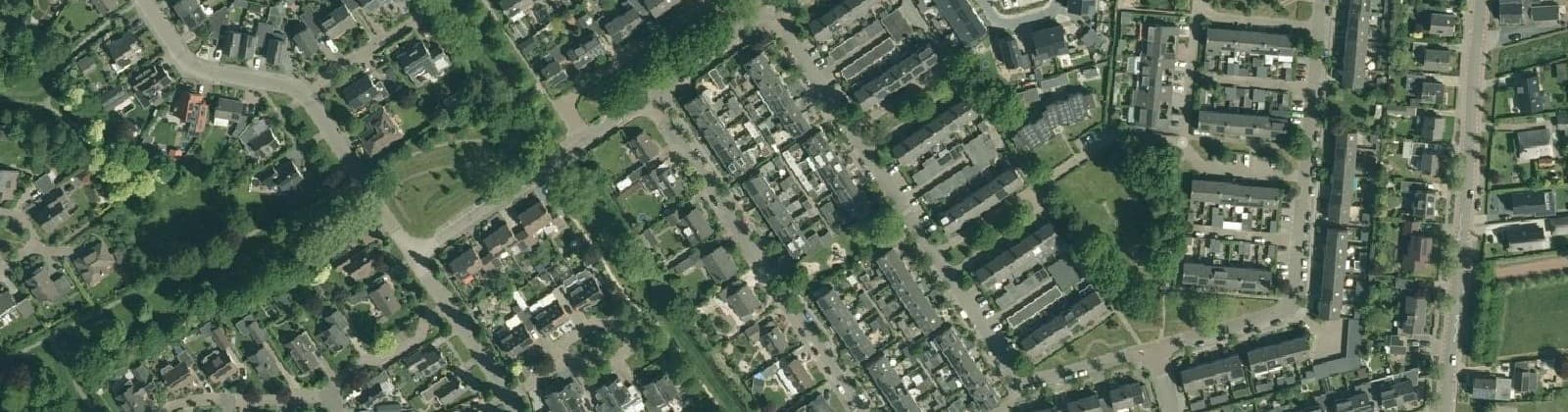 Luchtfoto van Twello De Vijfhoek