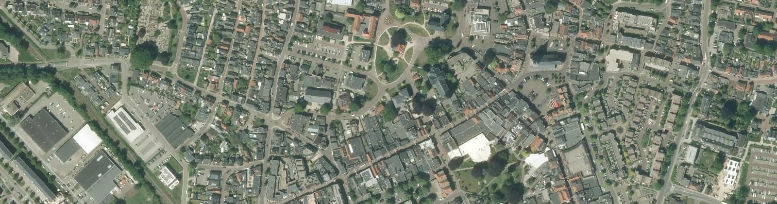 Luchtfoto van Centrale deel