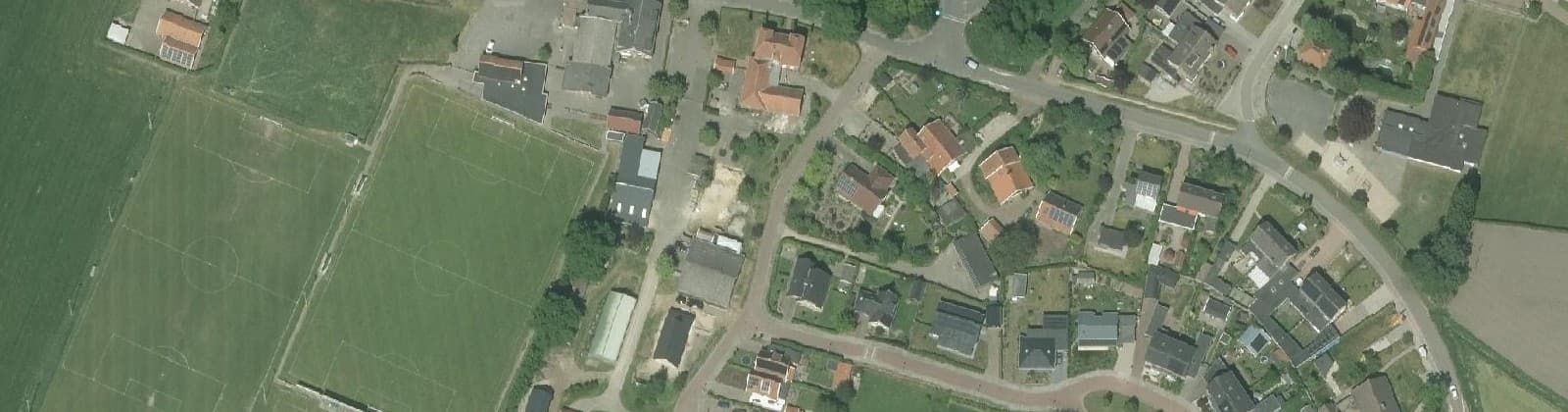 Luchtfoto van Miste