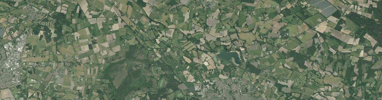 Luchtfoto van Verspr.h. ten noorden van Winterswijk