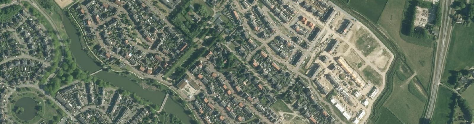 Luchtfoto van Huurlingsedam