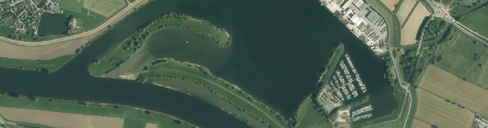Luchtfoto van Loonse Waard